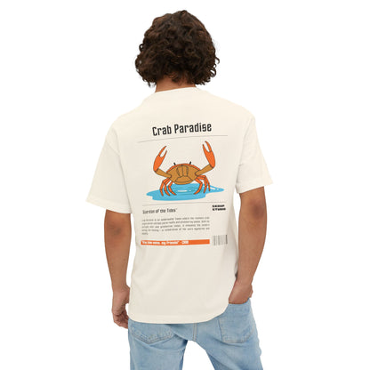 -"Crab Paradise" - Unisex Oversized Boxy Tee